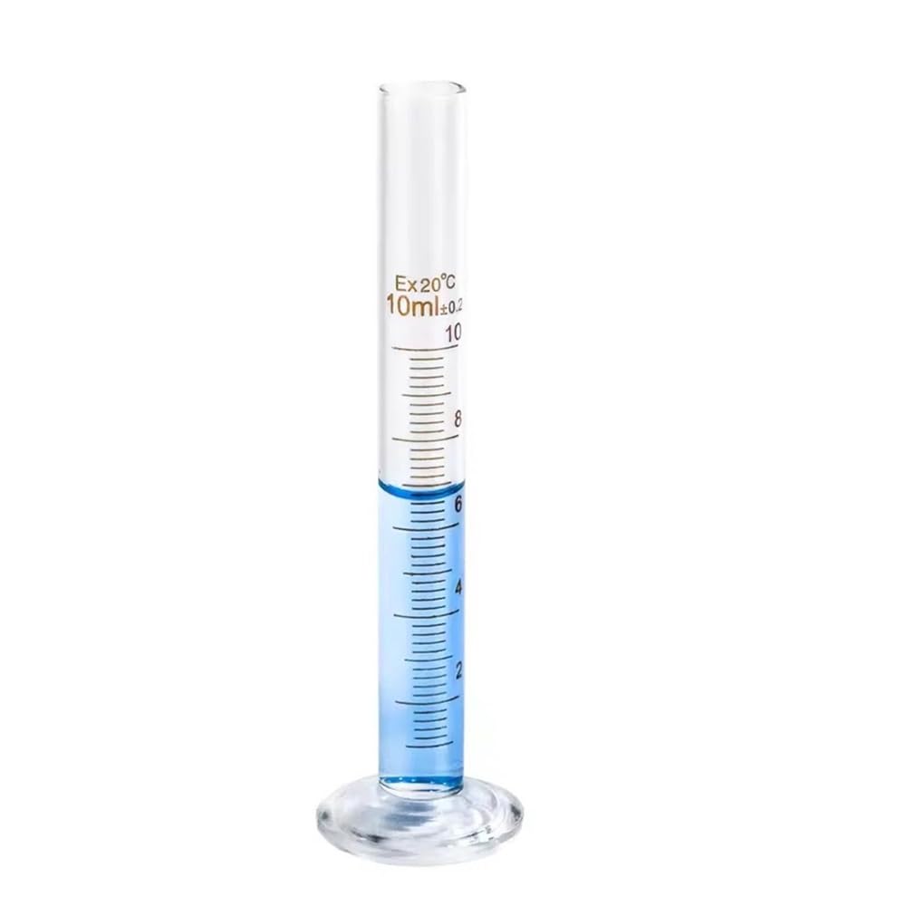 Laboratoryjny cylinder miarowy 5 10 25 50 100 200 250 500 1000 2000 ml przezroczysta taśma z precyzyjną skalą (500 ml)