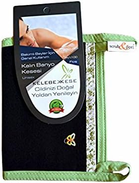 Turkish Hammam Bath Glove Skin Exfoliating Spa Mitt Black