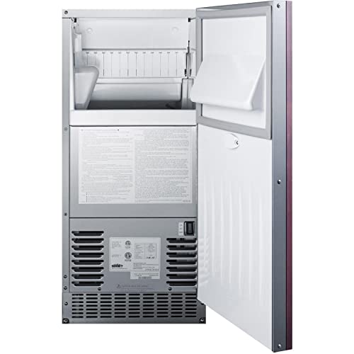 Fabricadora de hielo Summit 15" panel listo 47 lb miniatura 3