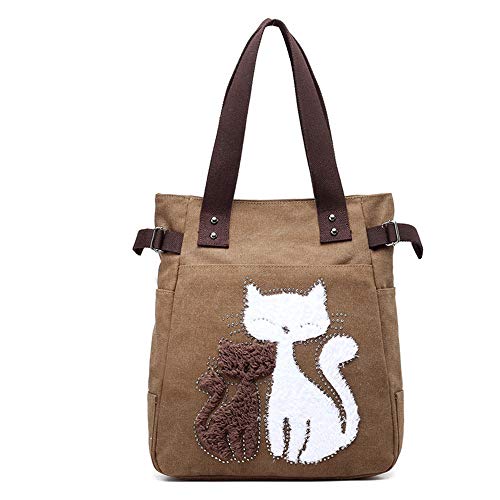 Image of Women Hobo Handbags Canvas Casual Vintage Shoulder bag Daily Purse Tote Crossbody Shopper Bag
