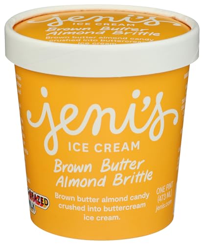Jeni's Splendid Ice Creams Brown Butter Almond Brittle Ice Cream,