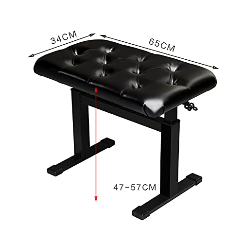 TEmkin Tabouret de Piano Banc de Piano réglable pour Une Personne avec Levage hydraulique Automatique Tabouret de Piano Simple avec Repose-Pieds antidérapant et Coussin Doux - Les Beatles, Paul McCartney, John Lennon, RIngo Starr, George Harrison TEmkin Tabouret de Piano Banc de Piano réglable pour Une Personne avec Levage hydraulique Automatique Tabouret de Piano Simple avec Repose-Pieds antidérapant et Coussin Doux – Image 6