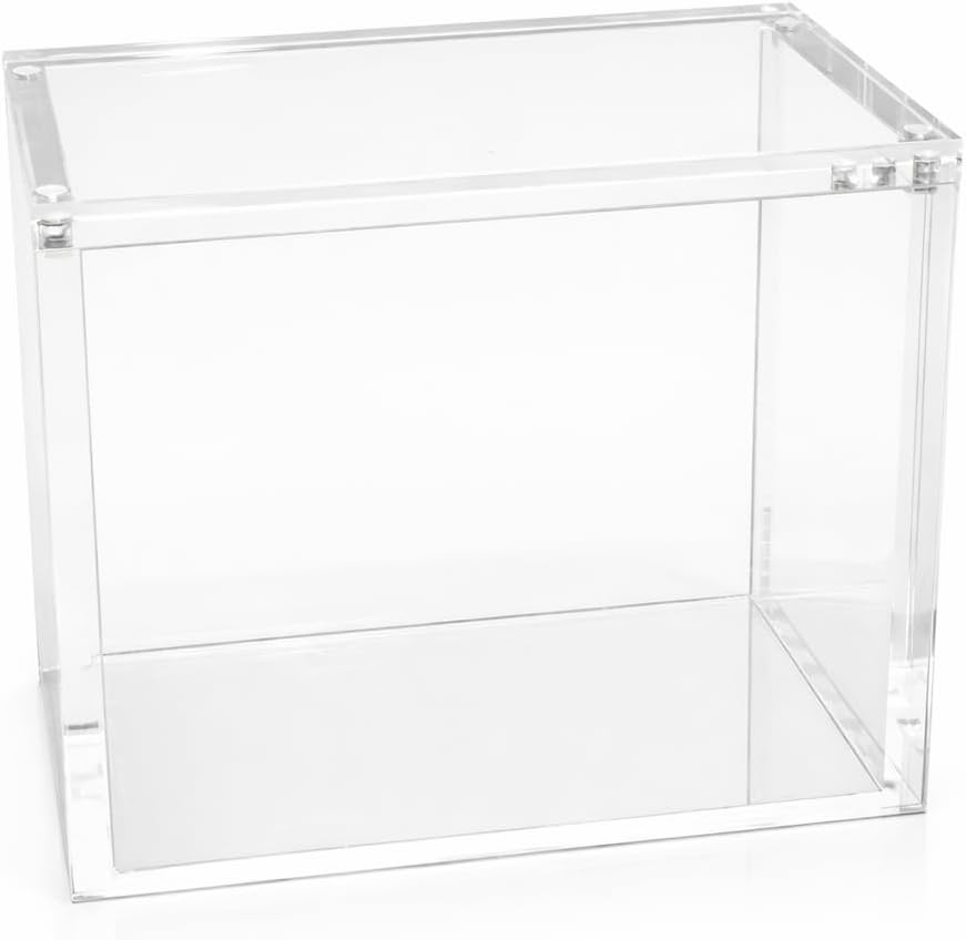 Acrylic Clear Magnetic Display Case 6MM Thick Magnetic Closure Made for Pokemon TCG Booster Boxes