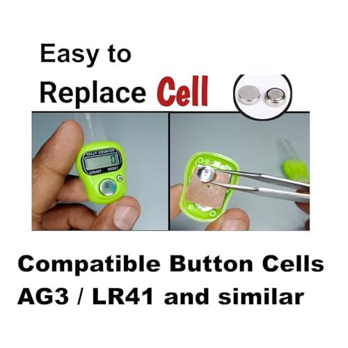 Image of 99999 5 Digit Multiuse Digital Electronic Portable Mini Hand Tally Clicker Counter Finger Ring Mantra Jaap Device Machine Cricket Umpire Counting Zikr Ziker Dhikr (001A)