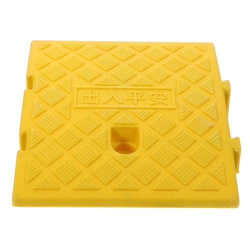 Unomor Versatile Threshold Ramps Plastic Ramps for Cars Bikes Wheelchairs Cable Protector Portable Lightweight