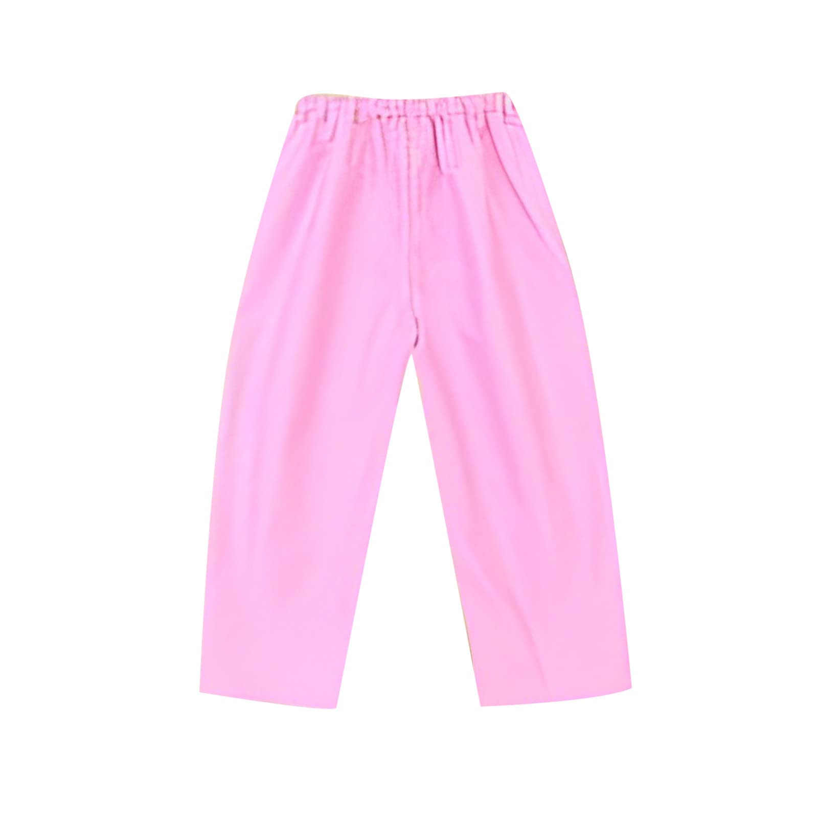 Unisex Baby Toddler Kids Rain Pants Trouser Clothing Water-Proof Raincoat Windproof Rainwear Lightweight Outdoor Trouser Pink