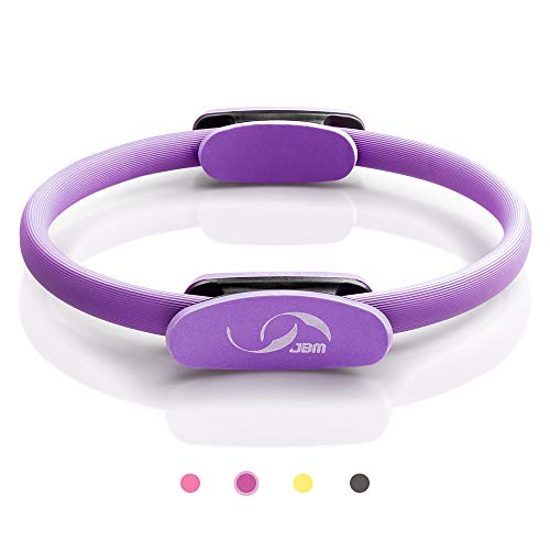 JBM Pilates Ring Fitness Ring, Pilates Circle Fitness Magic Circle for Fitness Training, Full-Body Workout, Barre - Toning, Sculpting, Strength, Flexibility JBM Pilates Ring Fitness Ring, Pilates Circle Fitness Magic Circle for Fitness Training, Full-Body Workout, Barre - Toning, Sculpting, Strength, Flexibility