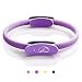 JBM Pilates Ring Fitness Ring 4 Colors, Pilates Circle Fitness Magic Circle for Fitness Training, Full-Body Workout, Barre - Toning, Sculpting, Strength, Flexibility (Purple & Purple, one Size)