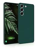 MyGadget Coque Silicone Compatible avec Samsung Galaxy S21 FE - Case TPU Souple & Soft - Cover Protection Extra Fine & Légère - Étui Coloré Anti Choc et Rayures - Olive Vert