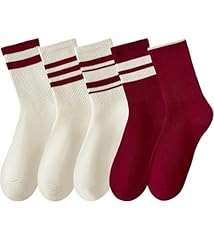 5 Pairs(white/White/White/Red/Red)