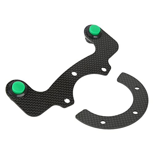 Bouton de volant en carbone et kit klaxon externe universel pour voiture de course