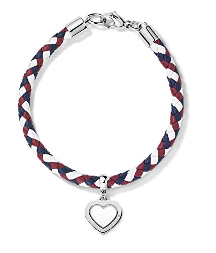 Preisvergleich Produktbild Tommy Hilfiger Damen-Armband Edelstahl Leder 19.5 cm - 2700901