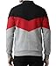 Decrum Zipper Varsity Jacket Men - Fashion Mens Sports Jackets | [45393984] Black. Red. Heather Grey, L