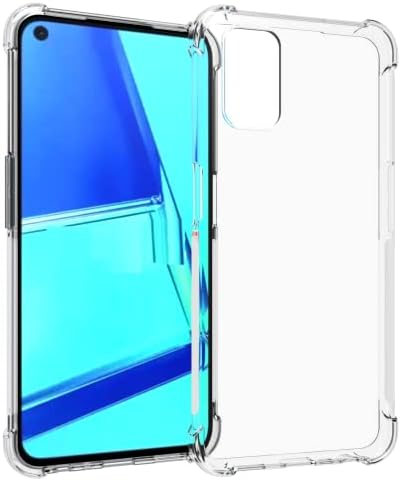 USTIYA Case for Oppo A72 Case/Oppo A92 Clear Crystal TPU Four Corners Protect Camera Protective Cover Transparent Soft Phone Case