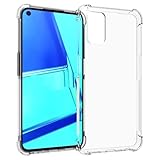 USTIYA Case for Oppo A72 Case/Oppo A92 Clear Crystal TPU Four Corners Protect Camera Protective Cove