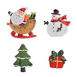 Funny Fridge Magnet for Christmas Decor - Colorful Locker Magnets & Office Magnets - Christmas Tree