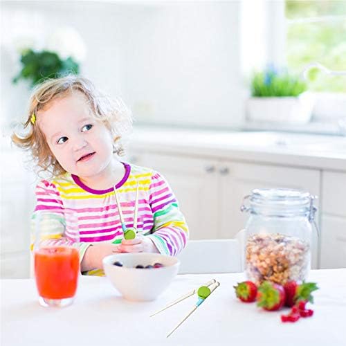 4 Pairs Kids Training Chopsticks, Kids Chopsticks Reusable Childrens Chopsticks Easy To Use Chopsticks Toddler Chopsticks Helper Kids Learner Chopsticks Right or Left Handed for Childs Beginners