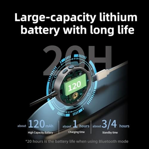 Transmissor e receptor de áudio Bluetooth 5.3 2 em 1 sem fio 3.5mm Aux Adaptador de áudio Transmisso