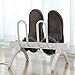 HaoLi 2 Paires de sèche-Chaussures électriques sur Pied, Chauffage à Sec, Support de Rail de démarrage, déshumidification, Chauffage, 40X30X31.5 CM, Blanc