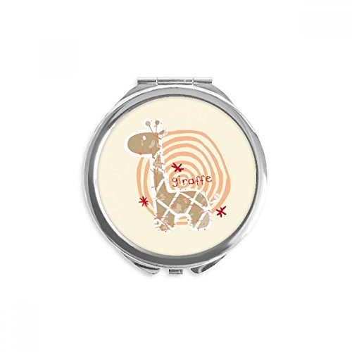 Miroir girafe cartoon de maquillage compact pour corriger votre teint partout