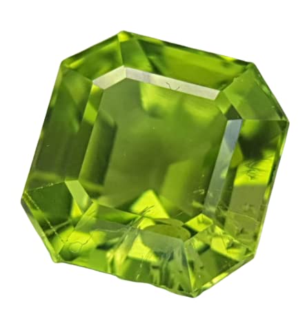 Piedra preciosa suelta de peridoto natural 6,75 ct para joyería unisex
