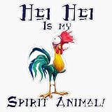 Generic HEI HEI is My Spirit Animal Sticker Decal Bumper Sticker 5 inch