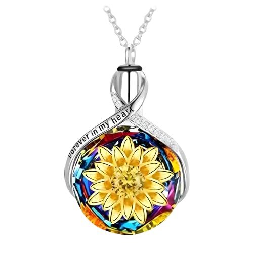 Collier urne funéraire étanche pour cendres pendentif arbre