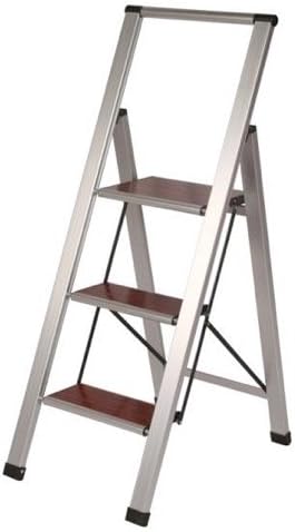 Ultimate Three Step Stool - Heavy Duty Folding Lightweight Ladder with 250lbs Capacity