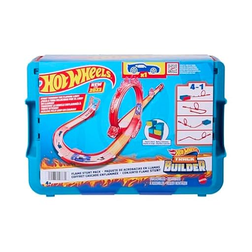 Hot Wheels Track Builder Acrobacias de Fuego Pista para Coches de Juguete, Incluye 1 vehículo, +6 años (Mattel HMC04) | Ya disponible en tu tienda friki favorita! En mundofriki.es! Hot Wheels Track Builder Acrobacias de Fuego Pista para Coches de Juguete, Incluye 1 vehículo, +6 años (Mattel HMC04) | Ya disponible en tu tienda friki favorita! En mundofriki.es!