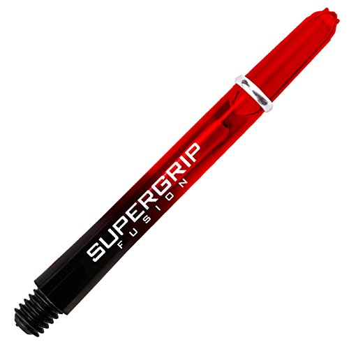 Harrows super grip fusion shafts - 1 set = 3 pieces, red, Medium (MED)