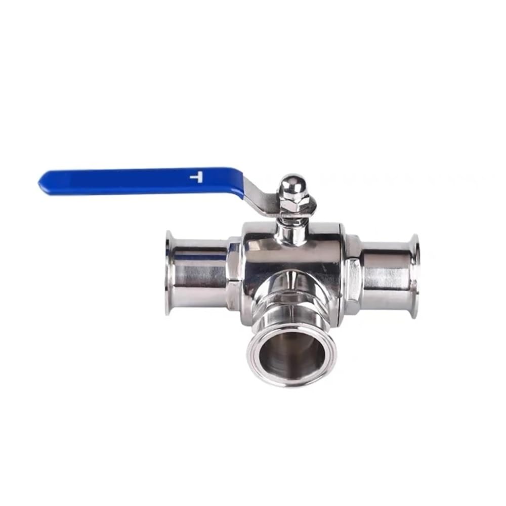 Robinet sanitaire 3 voies triple serrage 51mm idéal pour le brassage de bière maison