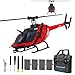 Produktbild Meiurlex RC ERA C138 Bell 206 RC Helikopter mit 6-Achsen Gyro, 2,4G Fernsteuerungs Flugzeug 6 Kanal 1/33 RC Hubschrauber mit Höhenhaltung & Optischer Flusspositionierung