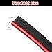 33 Ft Car Interior Moulding Trim Strips Universal Auto Gap Fillers Including Installing Tool Car Electroplating Decoration Styling Door Dashboard Flexible Strip (Red)