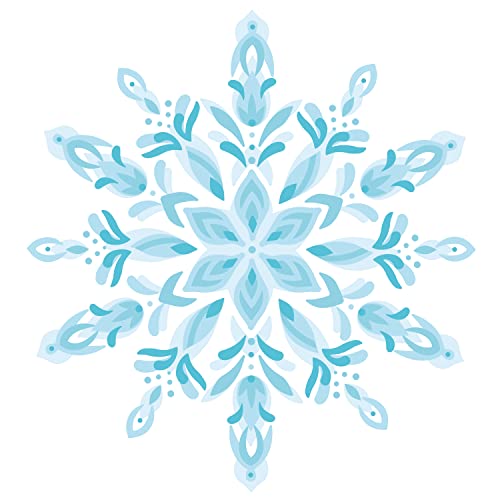 Sizzix Layered Stencils 4PK Snowflake, One Size