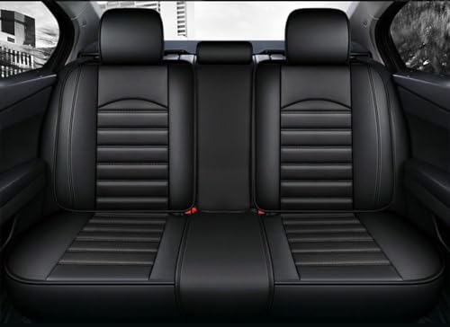 XDDHH Car Seat Cover For Ford Mondeo MK5 2015-2023 Front Rear Protectors Accessories Waterproof Full Set Interior Breathable Comfortable,Black Style - Image 4