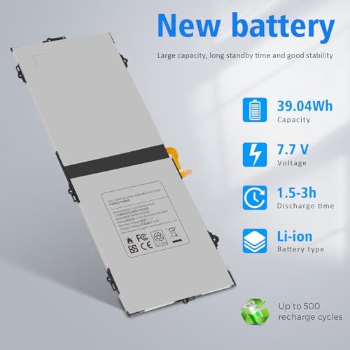 Image of EB-BW720ABE Battery for Samsung ChromeBook Plus V2 XE520QAB XE521QAB Chromebook 4 4+ XE310XBA XE350XBA Galaxy Book 12 SM-W720 SM-W723 SM-W727V W728 W723Q W727V W720N BA43-00390A EB-BW720ABA AA-PBMN2HO