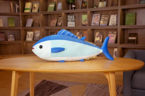 3D Giant Bluefin Tuna Cushion Pillow Plush Pillowstuffed Animal Toy Pillow For Home Decoration Gifts, Plush Toy (25.5 Inches / 65 Cm) #TOP5