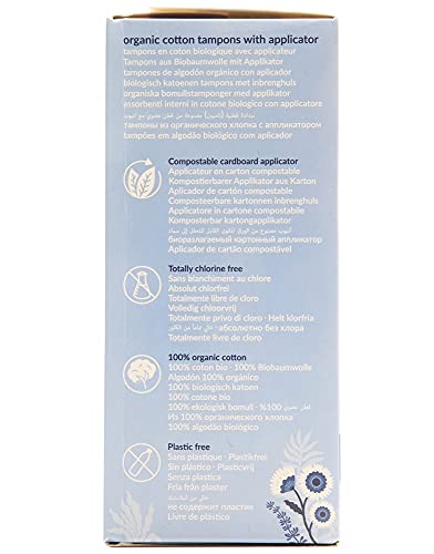 Natracare Organic Regular Tampons, With Applicator, 16 ct - Thumbnail 5