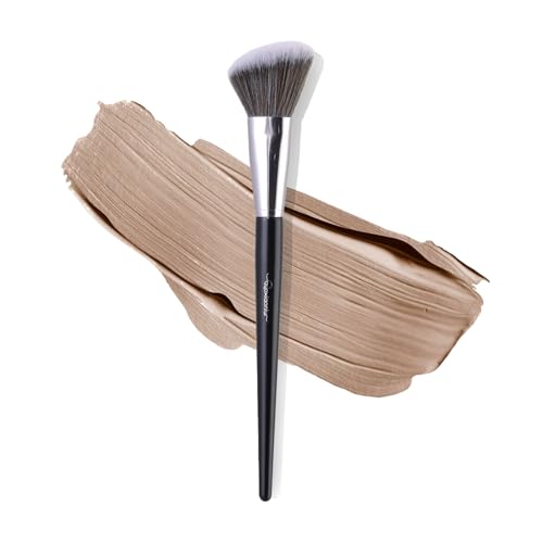 Angled Blush Brush Bronzer Brush Contour Brushes For Makeup Angled Makeup Brush for Natural Streak-Free Finish Soft Dense Bristles Vegan &Cruelty-Free Ideal For Liquid Cream And Powder Cosmetics