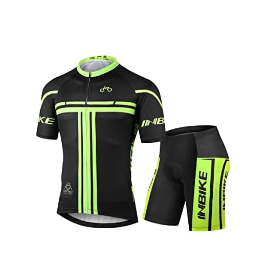INBIKE Pantaloncino e maglietta da ciclismo