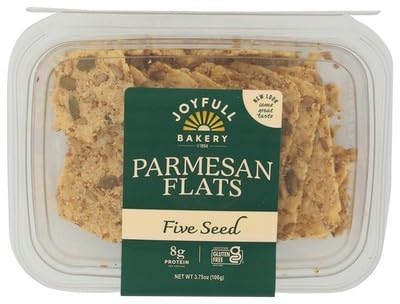 Joyfull Bakery Parmesan 5-Seed Crackers 3.75 oz (Pack of 8)