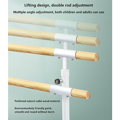 Barre de Pilates relevable double bois pour éviter le manque d'espace - 5