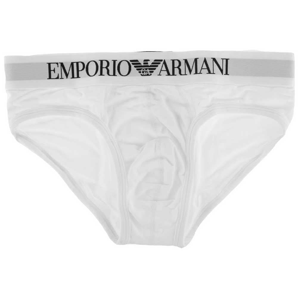 Emporio Armani Men's 111285cc729 Boxer Briefs, White, S UK