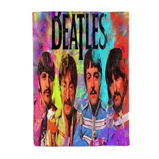 CHEWYZ Couverture Polaire en Flanelle Style Beatles avec Impression 3D,Couverture pour canapé,Douce,Moelleuse,épaisse,réversible,en Microfibre (200x230cm) - Les Beatles, Paul McCartney, John Lennon, RIngo Starr, George Harrison CHEWYZ Couverture Polaire en Flanelle Style Beatles avec Impression 3D,Couverture pour canapé,Douce,Moelleuse,épaisse,réversible,en Microfibre (200x230cm) – Image 2