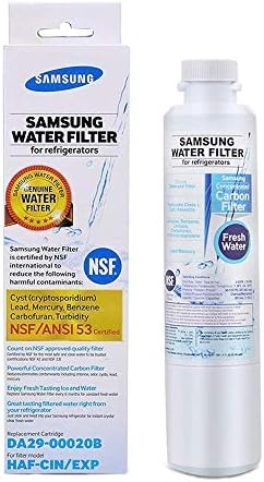 Amazon Com Samsung Hafcin Da29 000b Haf Cin Exp Fresh Refrigerator Water Filter 1 Pack White Appliances