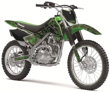 2021-2025 KLX 140 RF Apache Grey Senge Graphics Complete Kit Compatible with Kawasaki