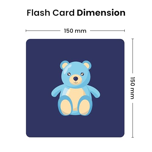 Image of SPARTAN KIDS Sensory Flash Cards for New Born Babies | Hi Contrast Illustrations to Encourage Infants Development Black & White Flash Cards for Age 6 to 9 Months | 40 Flash Cards