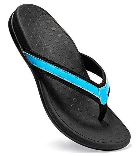 Image of LLSOARSS Plantar Fasciitis Feet Sandal with Arch Support - Best Orthotic flip Flops for Flat Feet,Heel Pain- for Women