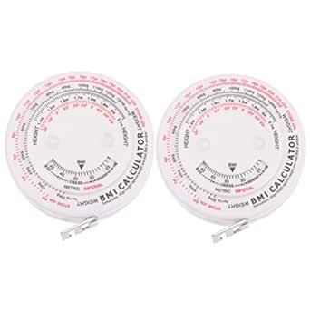 KOMBIUDA Retractable Bmi Ruler 1.5m Bmi Tape Measure Compact Size for ...
