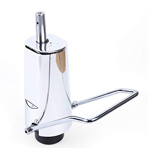 TENNIEX 440lbs Load Barber Chair Hydraulic Pump, Replacement Hydraulic Lever Lifting Salon Chair 4.3inch Adjustable Height Heavy Duty Barber Chair Hydraulic Pump 4 Bolt (NO Base)